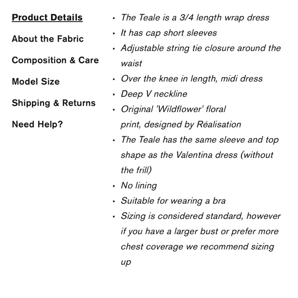 Réalisation Par - The Teale Dress in Wildflower - Picture 7 of 7